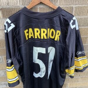 James Farrior #51 Pittsburgh Steelers Reebok Men's XXL Players Jersey Print Wear